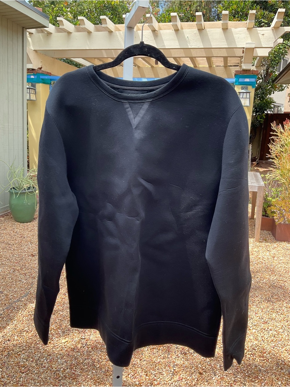Helmut Lang Men's Black Crewneck Sweatshirt